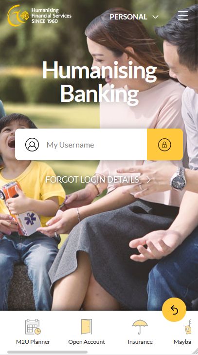 log masuk ke dalam akaun maybank2u