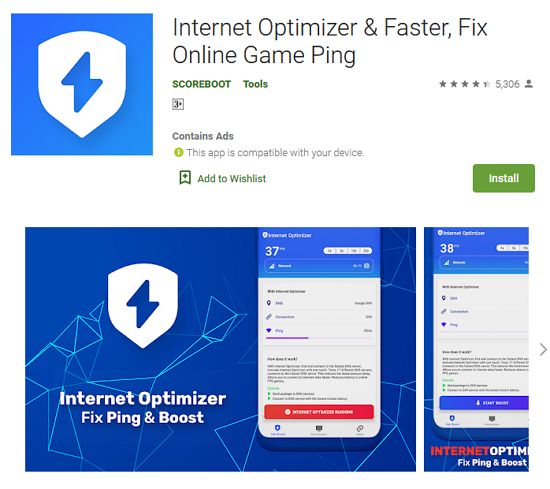 Internet Optimizer app untuk lajukan internet anda