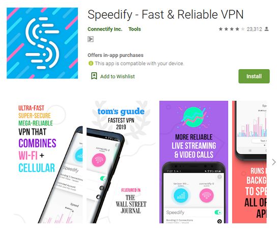 Speedify - Fast & Reliable VPN