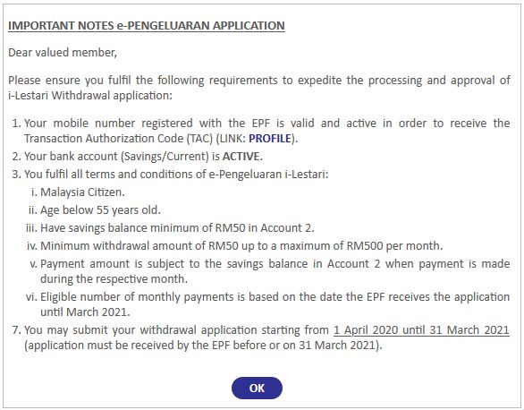 notis penting e-pengeluaran