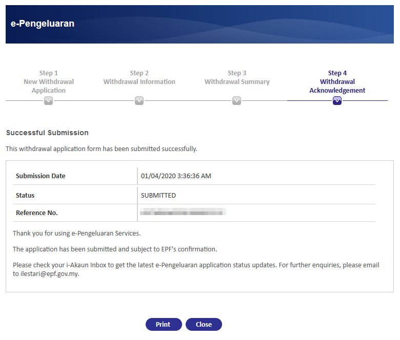 paparan successful submision permohonan i lestari