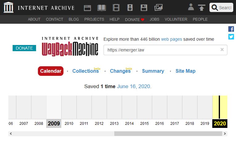 rekod waybackmachine kyc