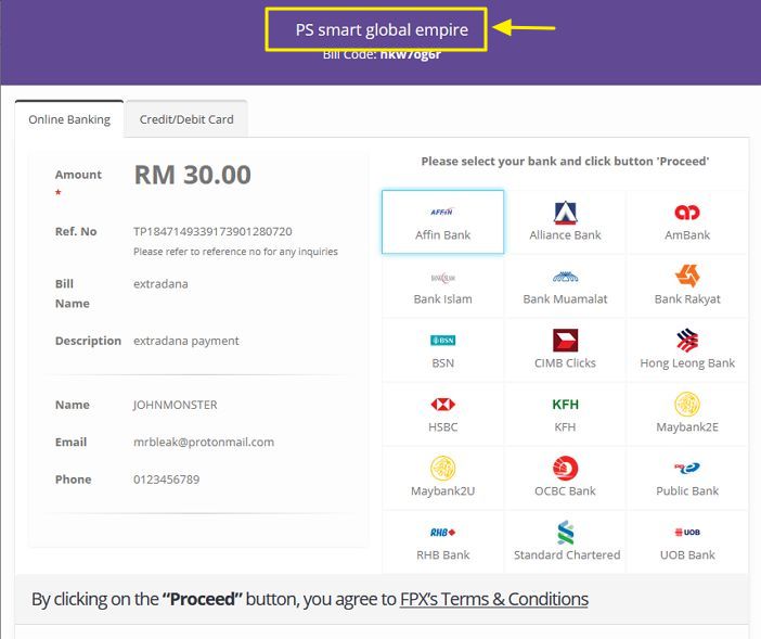 nama syarikat dekat payment gateway