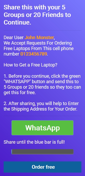 skim free laptop meminta unttuk di share