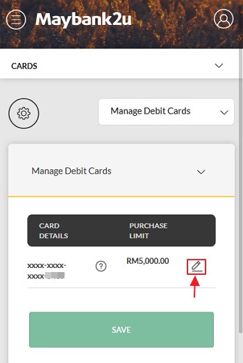 simbol pensel dalam maybank2u