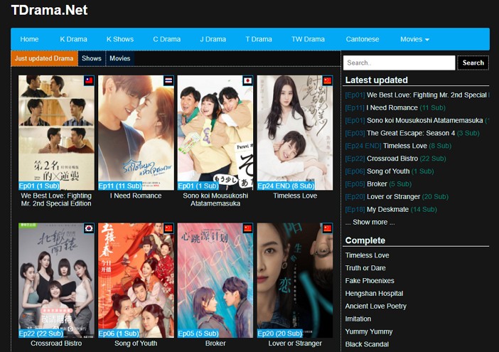 Koleksi drama asia termasuk korean jepun taiwan china dan lain-lain