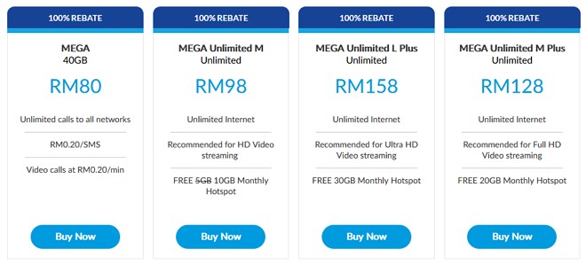 pakej postpaid celcom mega unlimited