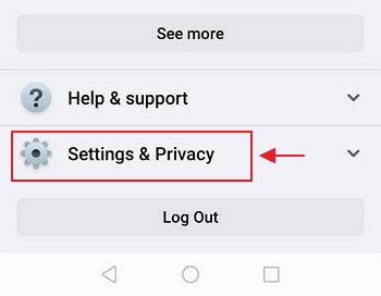 menu setting dan privacy