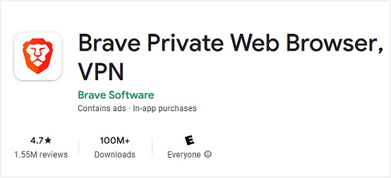 Brave pelayar internet terbaik terpantas dan lebih privasi