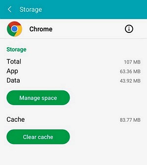 Saiz apps menjadi besar disebabkan oleh data dan cache