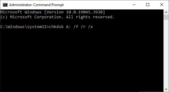 command untuk repair pendrive rosak